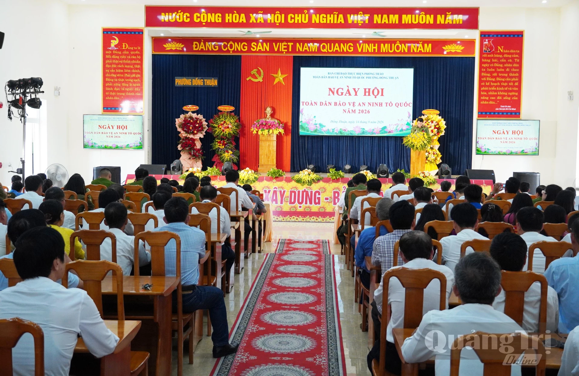Quang cảnh “Ngày hội Toàn dân bảo vệ ANTQ” năm 2026 tại phường Đồng Thuận - Ảnh: X.P