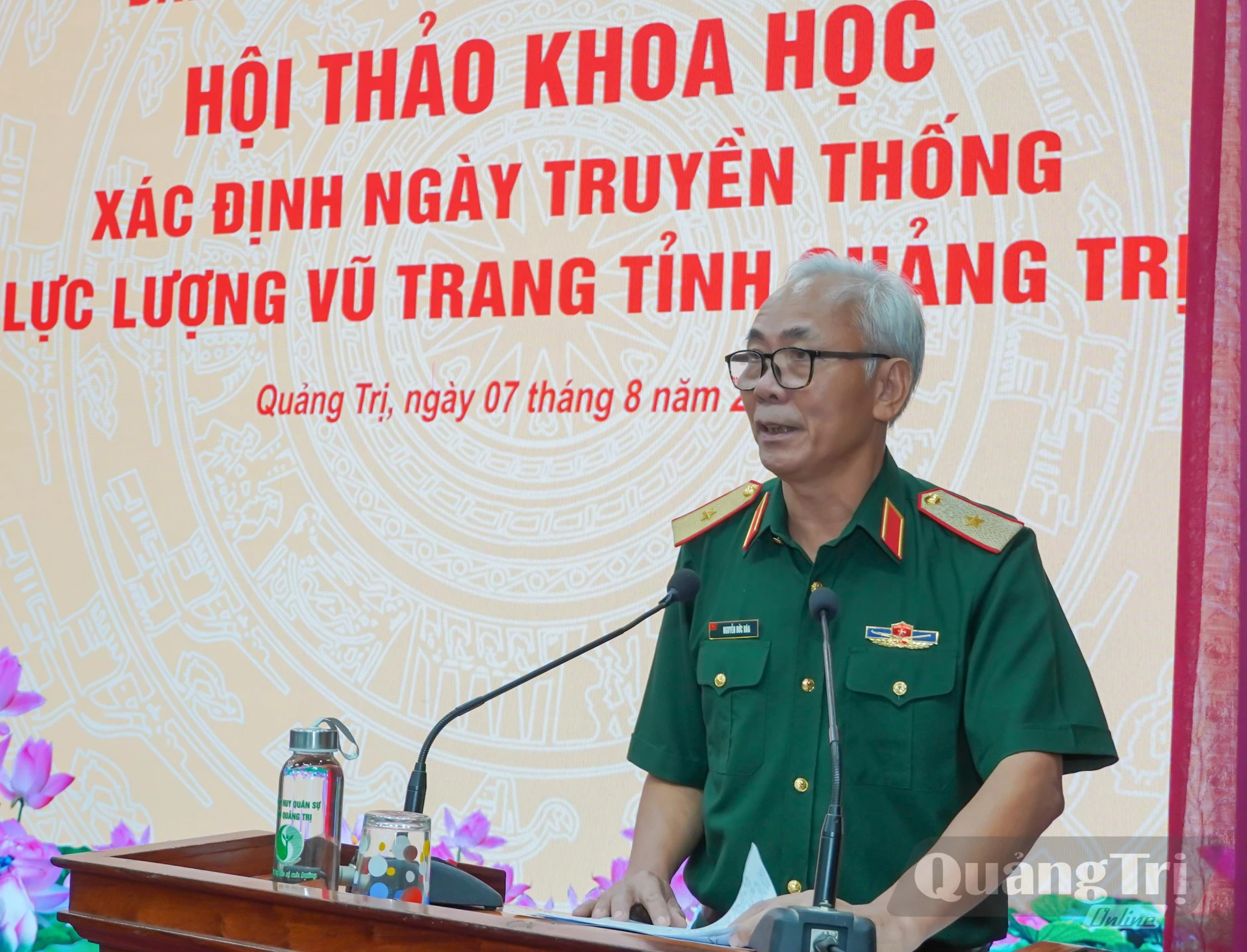 Các đại biểu tham luận tại hội thảo - Ảnh: N.H