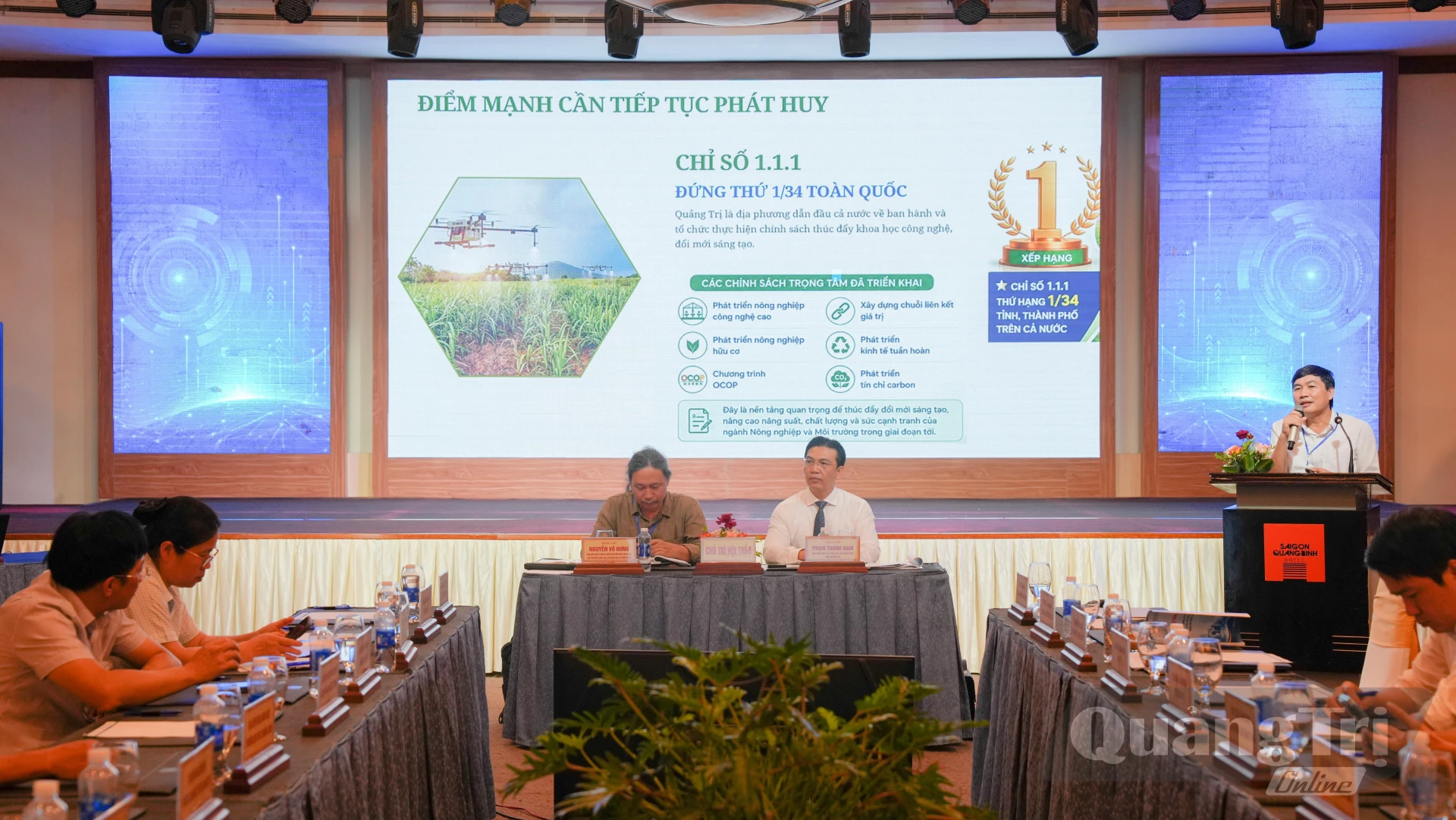 Nhiều giải pháp nâng cao chỉ số đổi mới sáng tạo cấp địa phương được trình bày tại hội thảo - Ảnh: Sở KH-CN