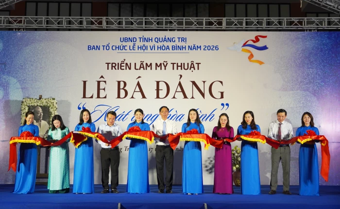 Triển lãm mỹ thuật ‘Lê Bá Đảng-Khát vọng hòa bình’