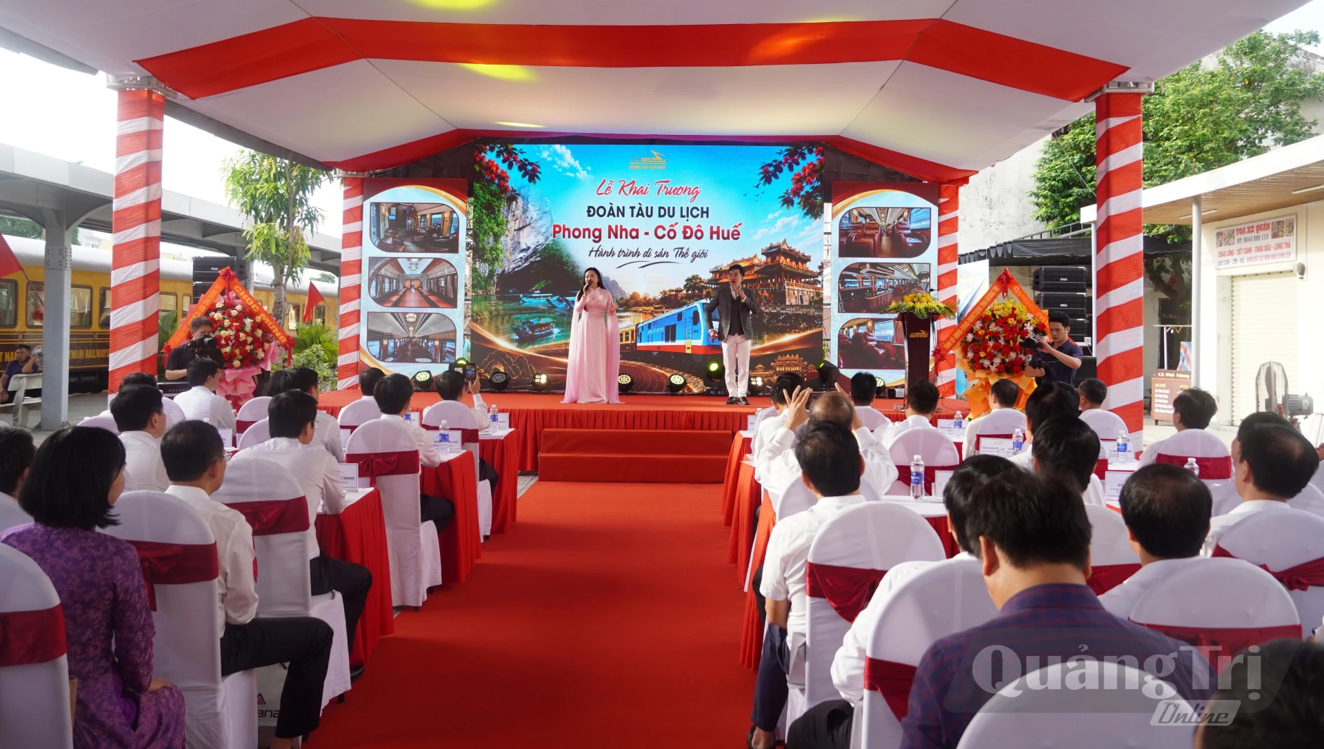 Quang cảnh lễ khai trương - Ảnh: N.M