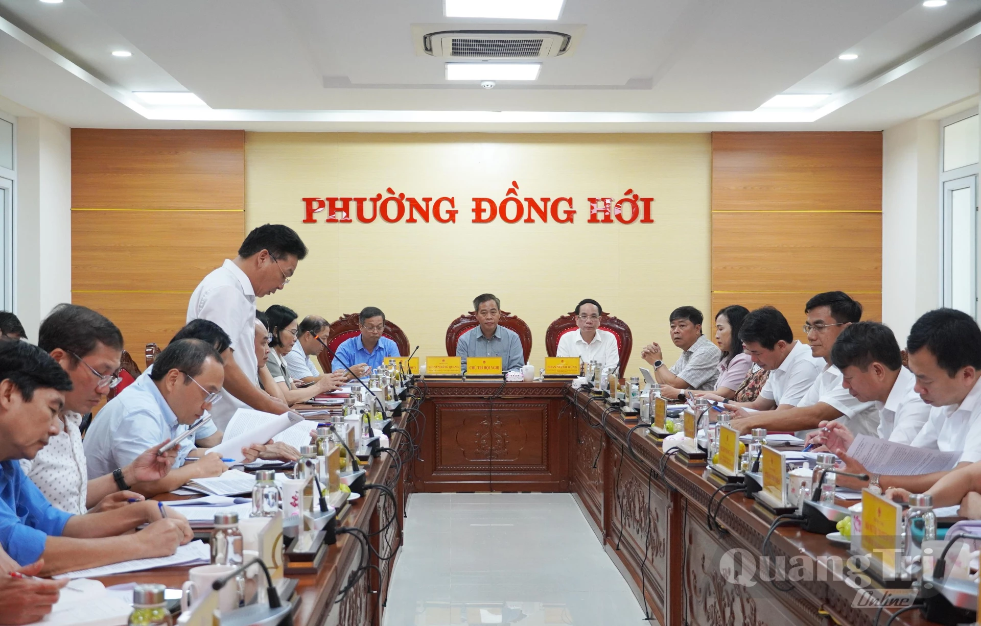 Toàn cảnh buổi làm việc - Ảnh: X.P