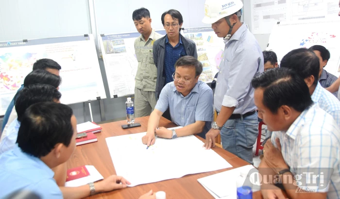 Kiểm tra tình hình triển khai thực hiện dự án Cảng hàng không Quảng Trị