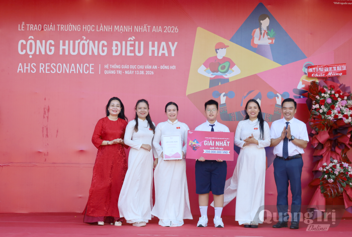 Lễ trao giải 'Trường học lành mạnh nhất AIA 2026'