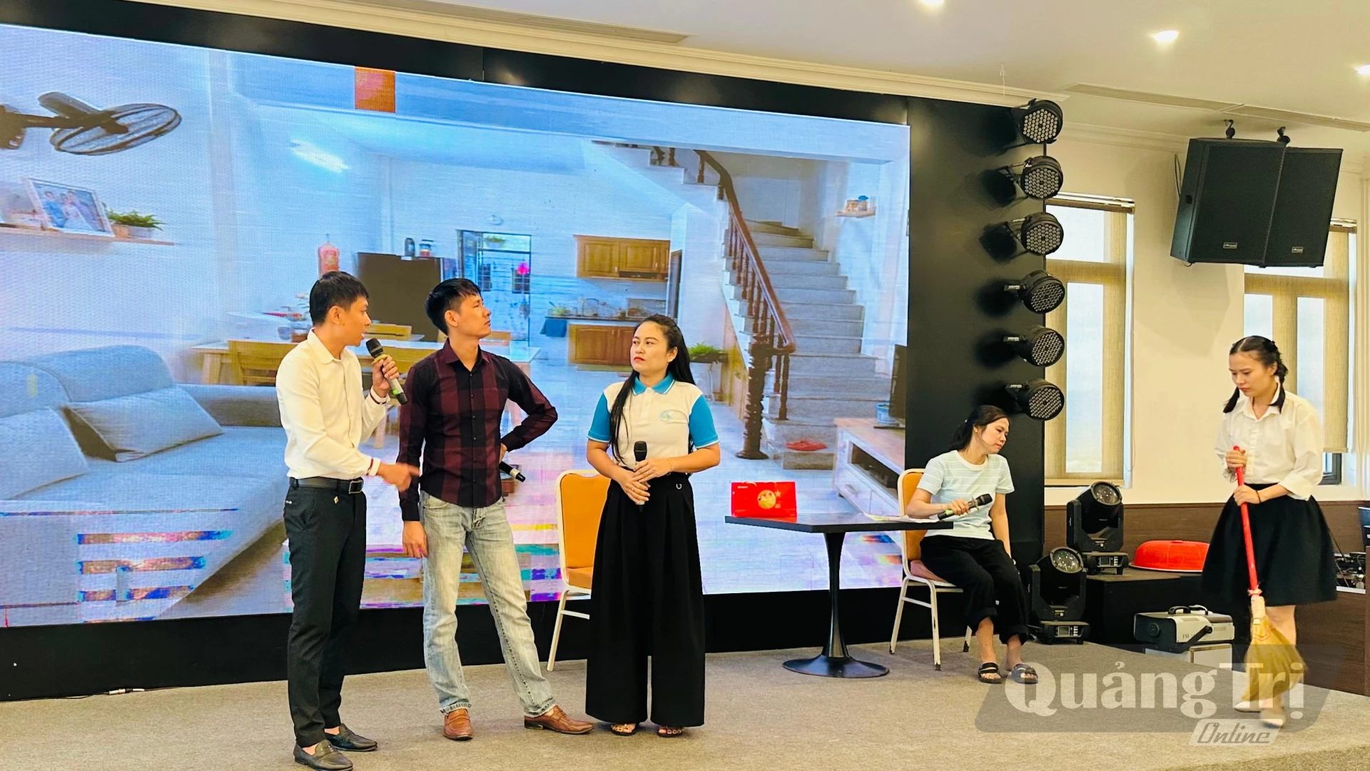 Tiểu phẩm truyền thông về bình đẳng giới và phòng chống bạo lực trên cơ sở giới - Ảnh: B.N