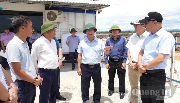 Đẩy nhanh tiến độ dự án đầu tư xây dựng cơ sở hạ tầng Khu công nghiệp Cam Liên