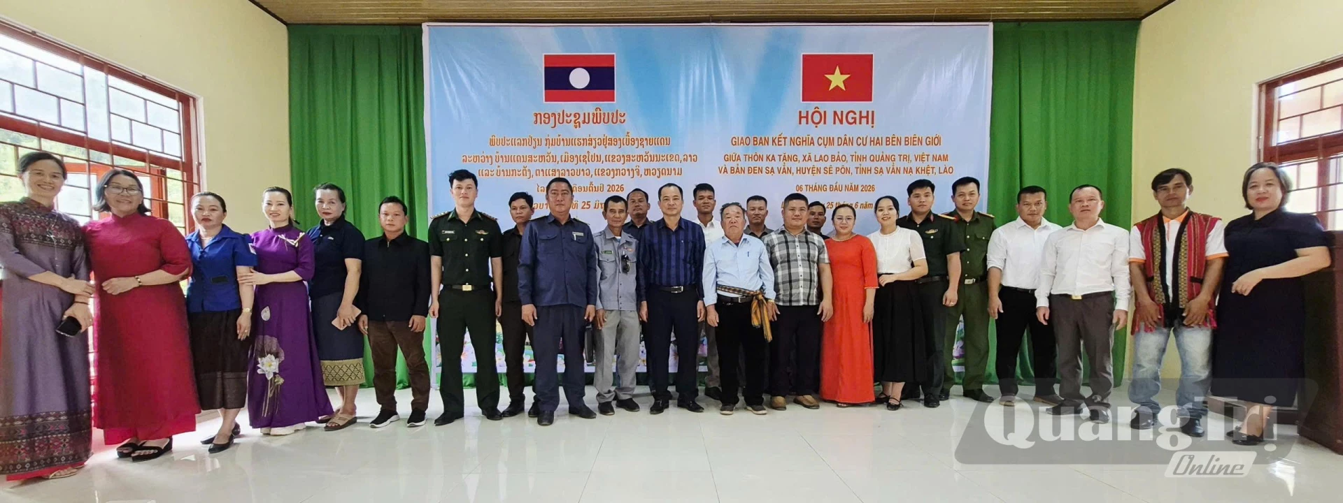 Giao lưu kết nghĩa giữa hai bản Ka Tăng và Đen-sa-vẳn tháng 6/2026 - Ảnh: P.X.D