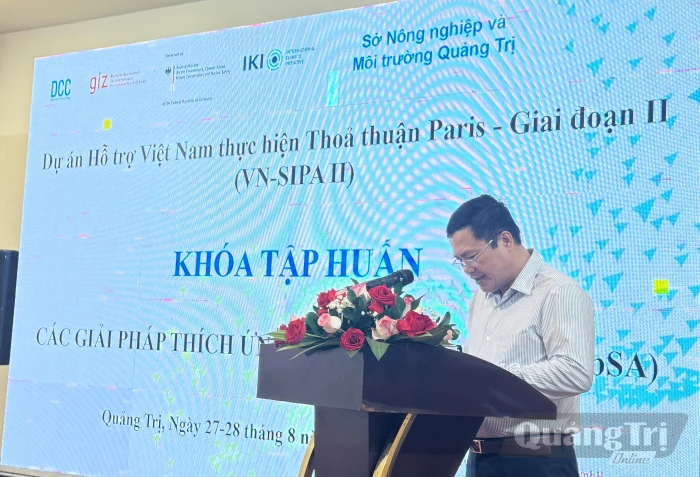 Tập huấn các giải pháp thích ứng dựa vào tự nhiên
