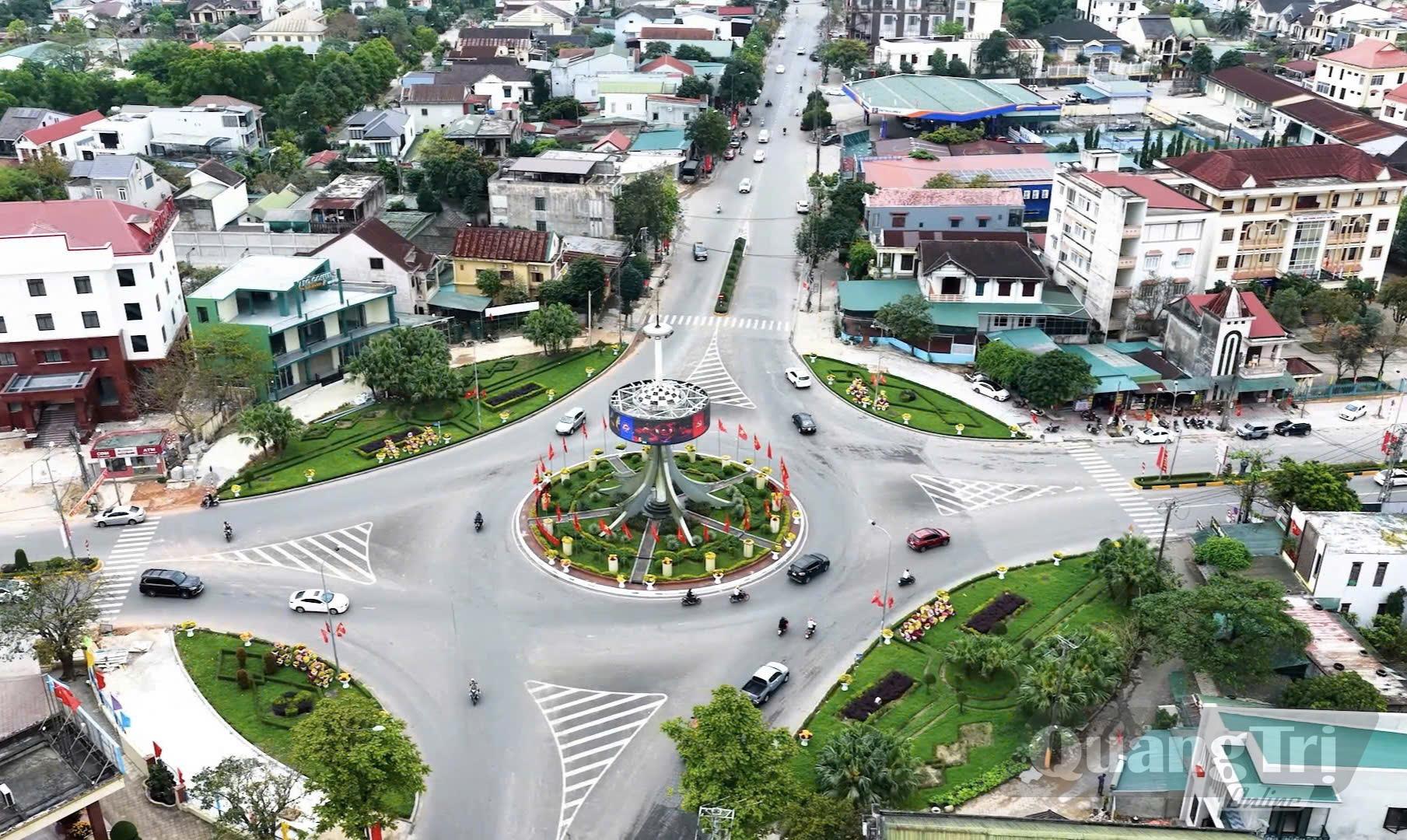 Một góc đô thị phường Nam Đông Hà khang trang, hiện đại hôm nay-Ảnh: P.V