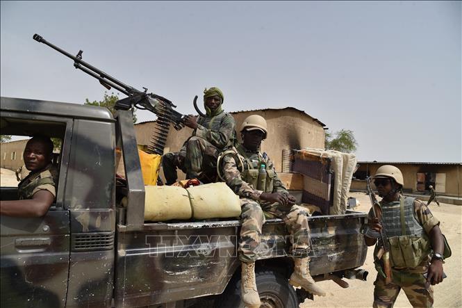 Binh sĩ Niger gác tại một căn cứ quân sự ở Bosso. Ảnh tư liệu: AFP/TTXVN