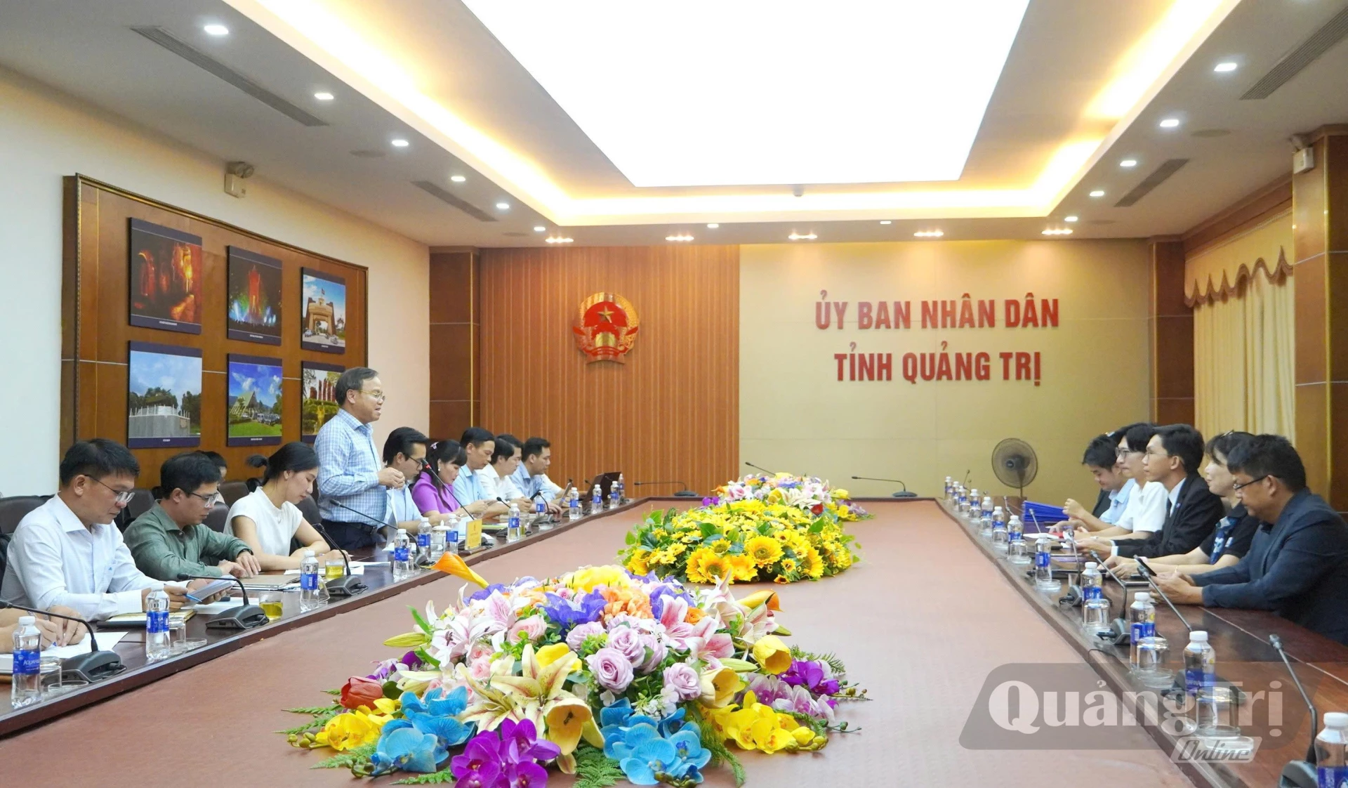 Quang cảnh buổi làm việc - Ảnh: MT