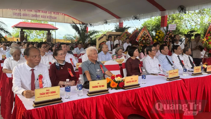 Tưởng niệm 140 năm ngày mất Kỳ vĩ Quận công Nguyễn Văn Tường