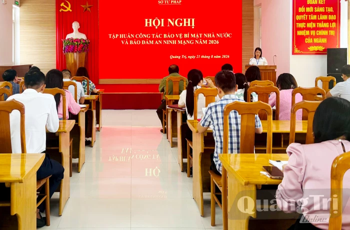 Tập huấn bảo vệ bí mật nhà nước và bảo đảm an ninh mạng