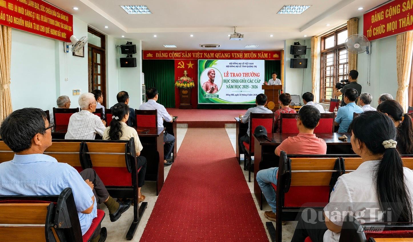 Quang cảnh lễ trao thưởng - Ảnh: K.H