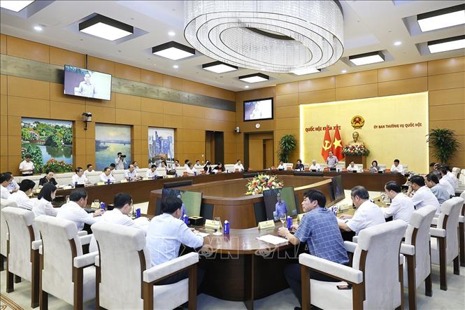 Chủ tịch Quốc hội Trần Thanh Mẫn phát biểu. Ảnh: Doãn Tấn/TTXVN