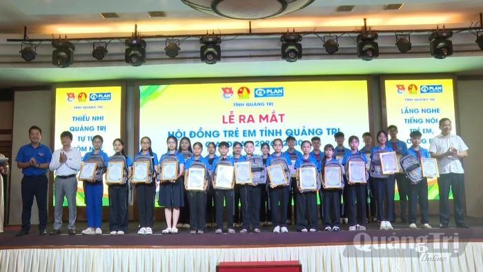 Ra mắt Hội đồng Trẻ em tỉnh Quảng Trị, giai đoạn 2026-2030