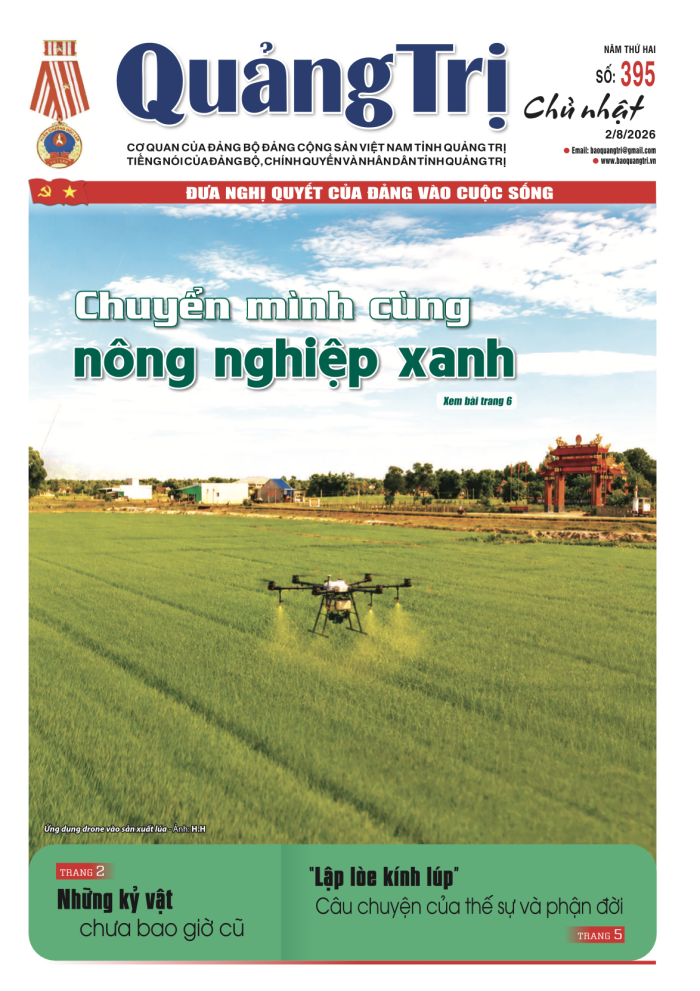 Báo Quảng Trị số 395 - Ngày 2/8/2026