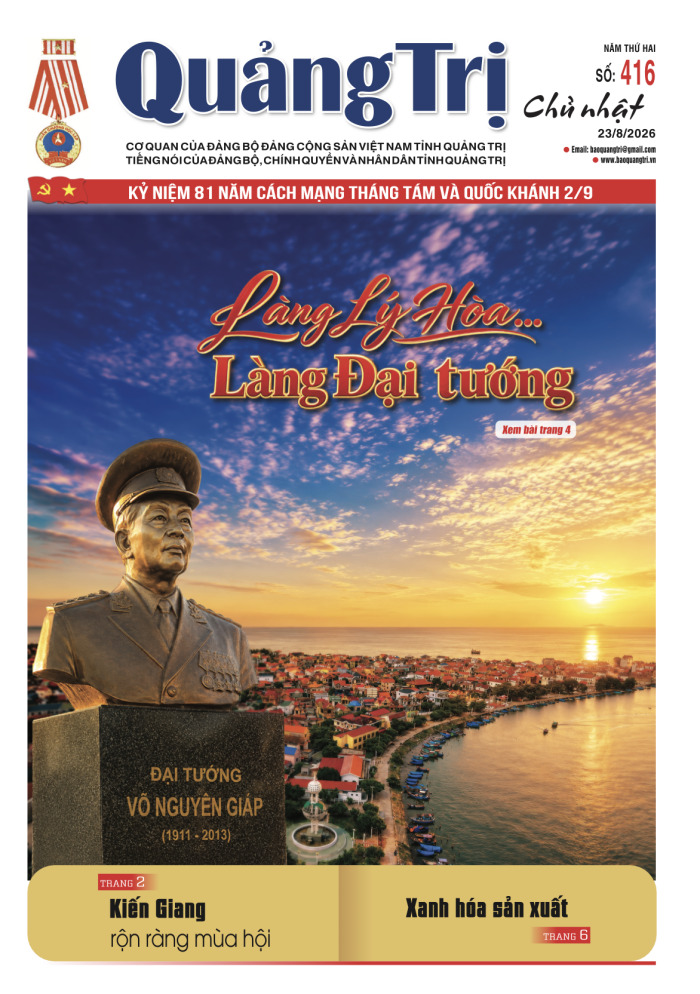Báo Quảng Trị số 416 - Ngày 23/8/2026