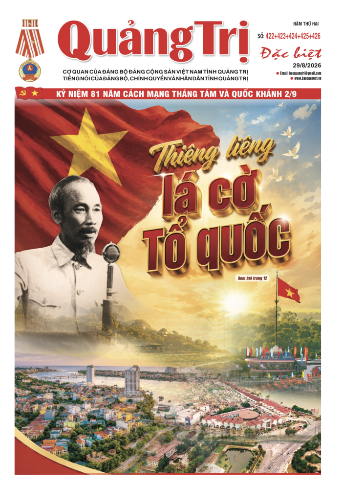 Báo Quảng Trị số 422+423+424+425+426 - Ngày 29/8/2026