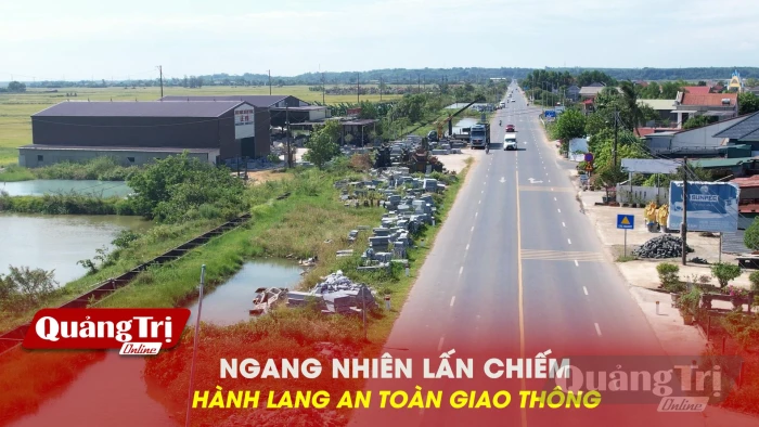 Ngang nhiên lấn chiếm hành lang an toàn giao thông
