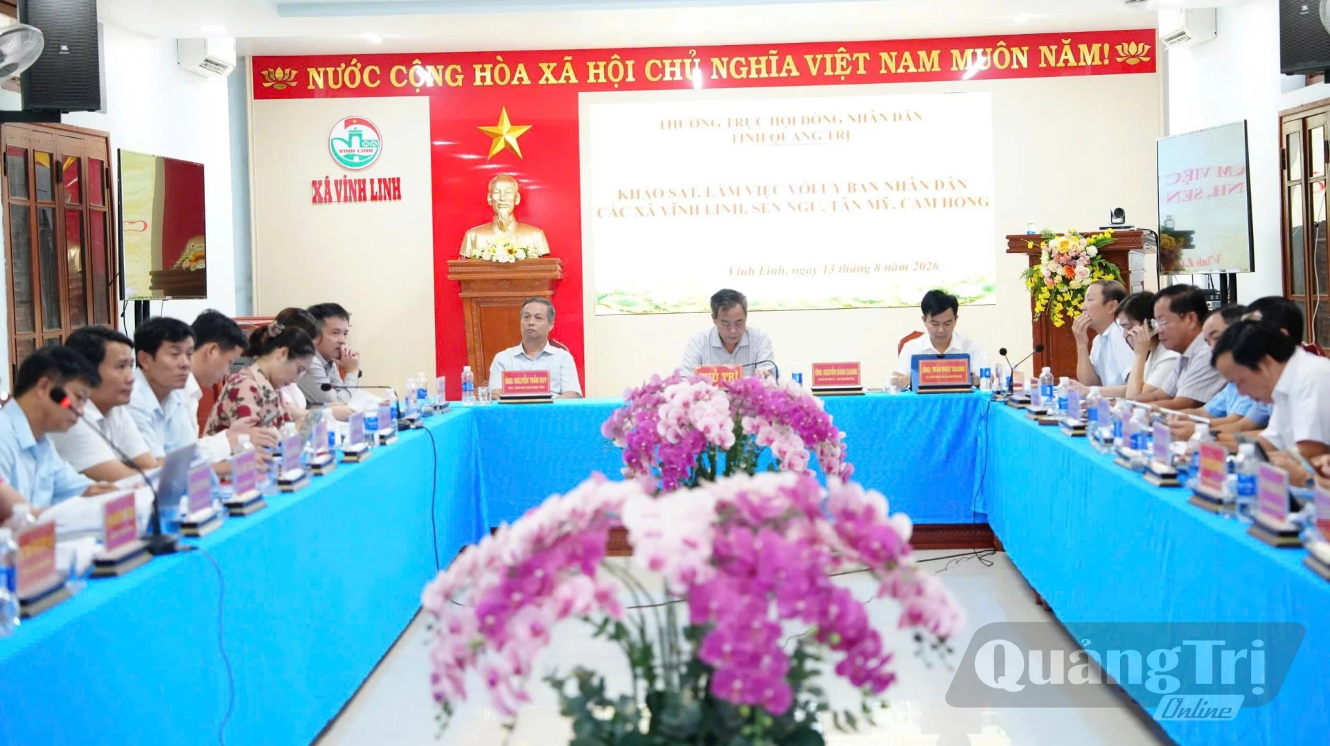 Quang cảnh buổi làm việc - Ảnh: Mỹ Nhị