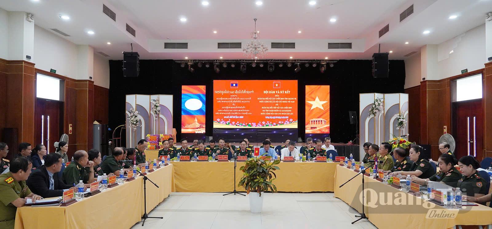 Toàn cảnh buổi Hội đàm - Ảnh: Đ.H