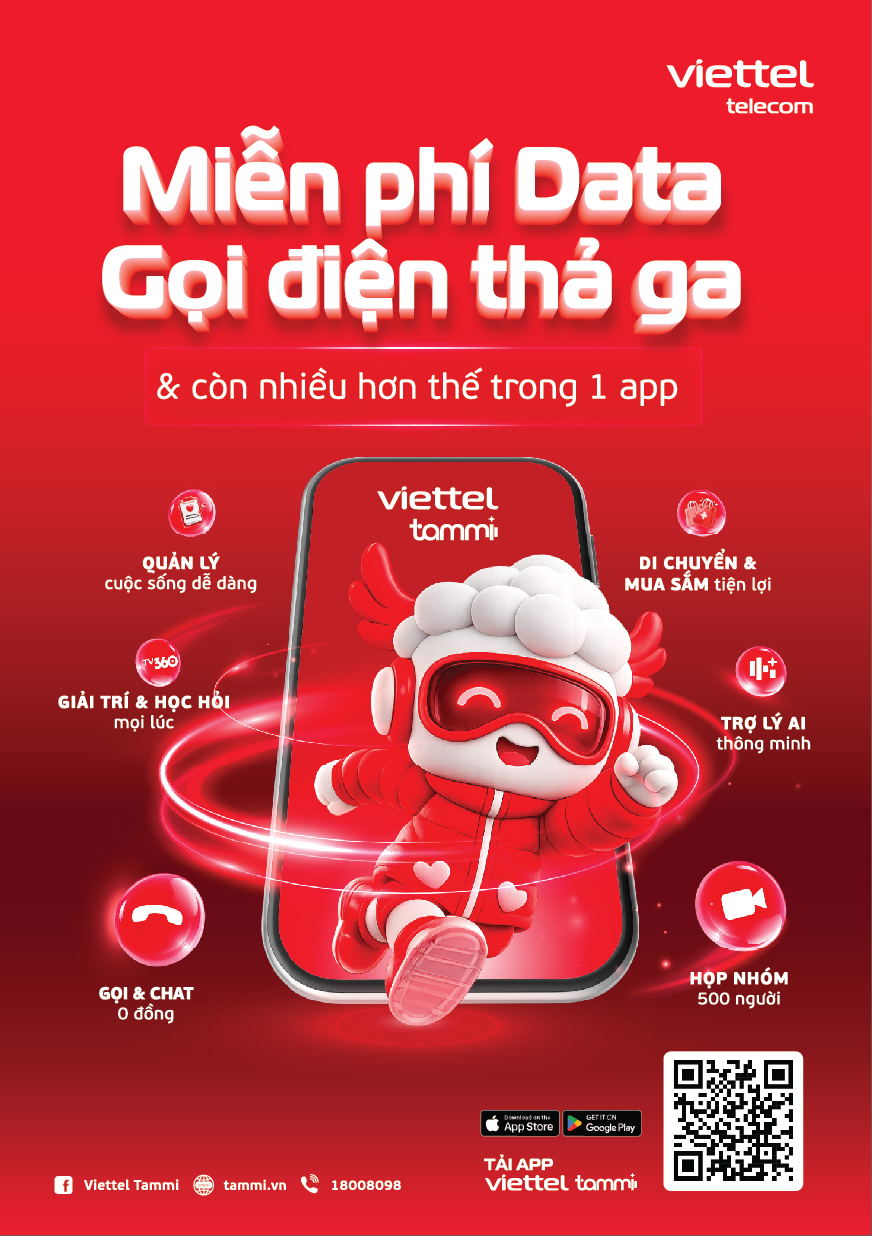 Viettel Quảng Trị xây dựng giải pháp Viettel Tammi - Ứng dụng cuộc sống số hợp nhất do Tập đoàn Viettel nghiên cứu và phát triển.