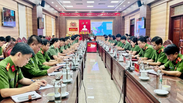 Công an Quảng Trị chủ động ứng phó với mưa bão