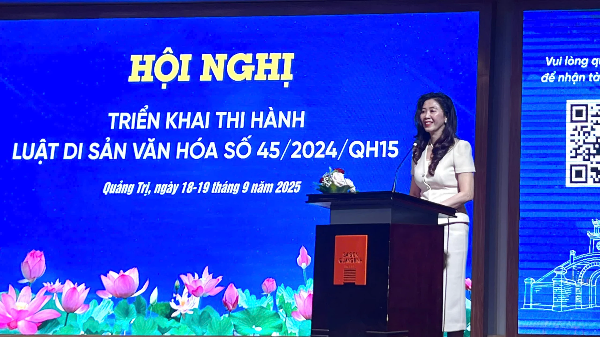 TS. Lê Thị Thu Hiền – Cục trưởng Cục Di sản văn hóa phổ biến quán triệt, triển khai thi hành Luật Di sản văn hóa năm 2024
