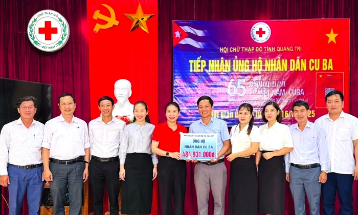 Quảng Trị dẫn đầu cả nước về số tiền ủng hộ Nhân dân Cuba