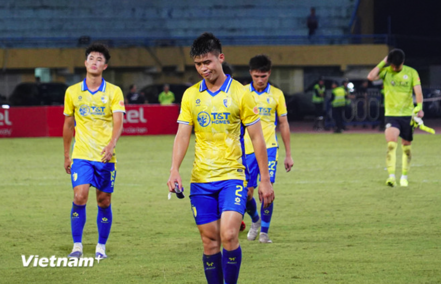 Hà Nội FC vẫn chưa biết thắng ở mùa giải mới 2025/26. (Ảnh: Việt Anh/Vietnam+)