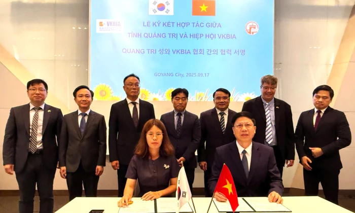 Quảng Trị ký kết biên bản ghi nhớ với Hiệp hội Doanh nhân và Đầu tư Việt Nam-Hàn Quốc