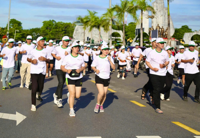 Hơn 500 đoàn viên thanh niên tham gia chương trình Toàn dân tập luyện thể dục thể thao năm 2025