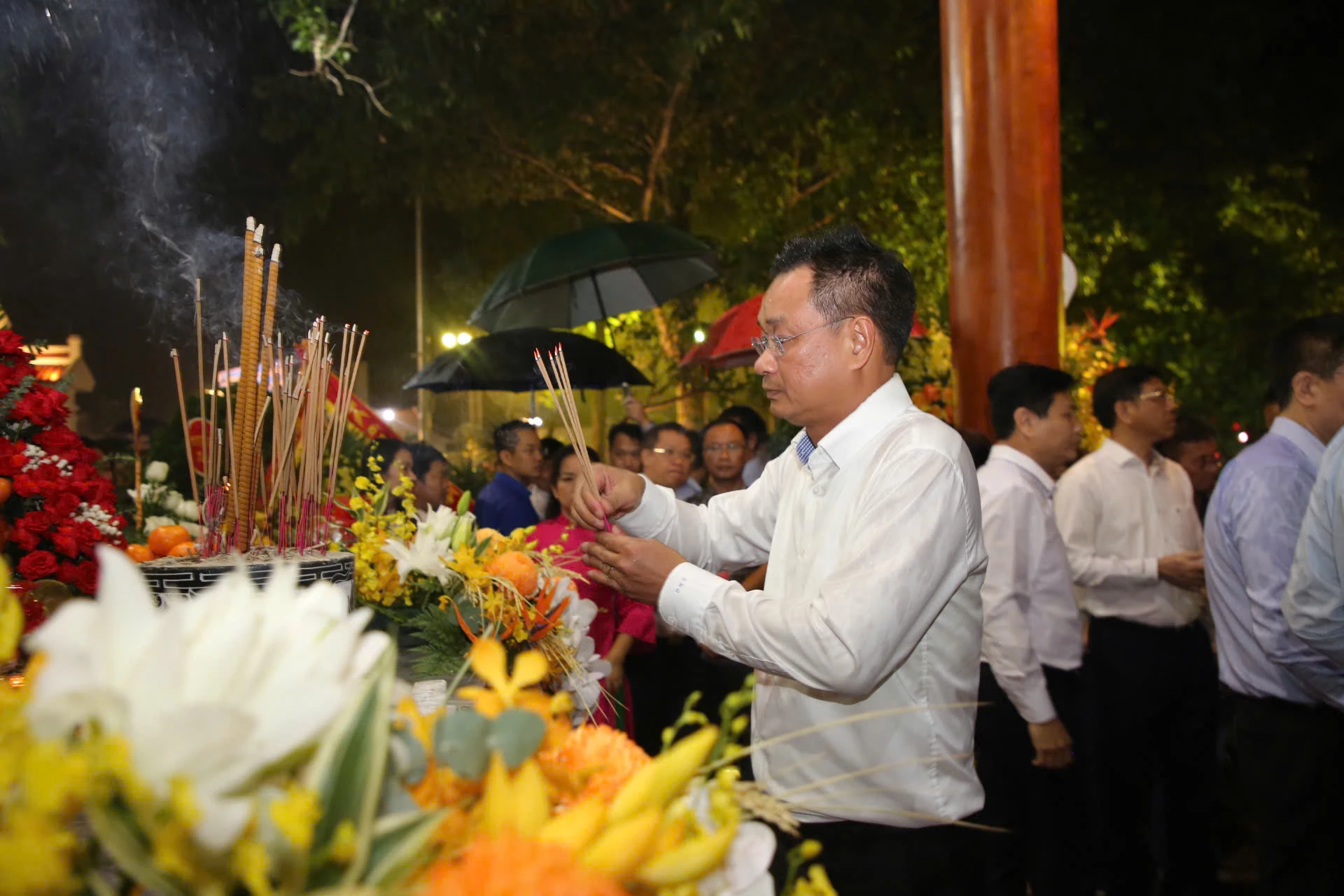 Bí thư Tỉnh ủy Lê Ngọc Quang dâng hương tại dích lịch sử quốc gia “Bến phà II Long Đại – nơi hy sinh của 16 TNXP tháng 9/1972”