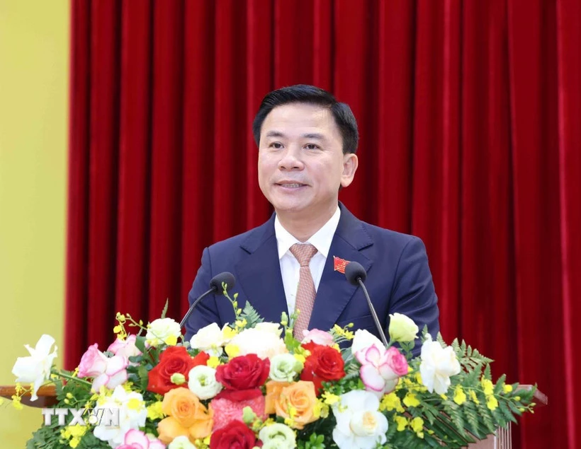 Ông Đỗ Trọng Hưng, Phó Trưởng Ban Tổ chức Trung ương. (Ảnh: Phương Hoa/TTXVN)