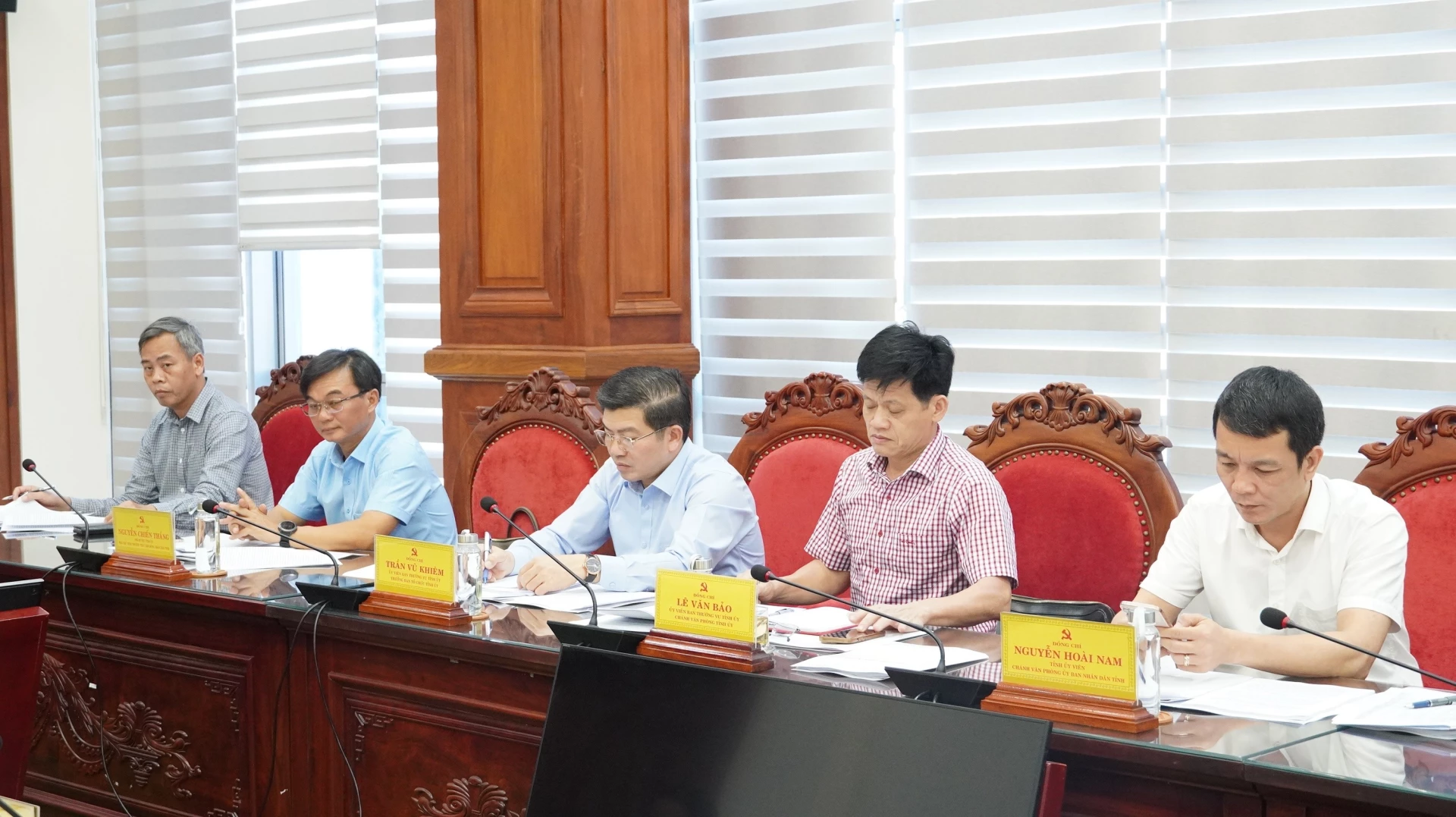 Đại biểu tham dự buổi làm việc - Ảnh: Quốc Việt