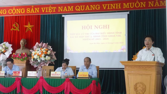 Đại biểu HĐND tỉnh tiếp xúc cử tri sau kỳ họp thứ 2, HĐND tỉnh khóa VIII