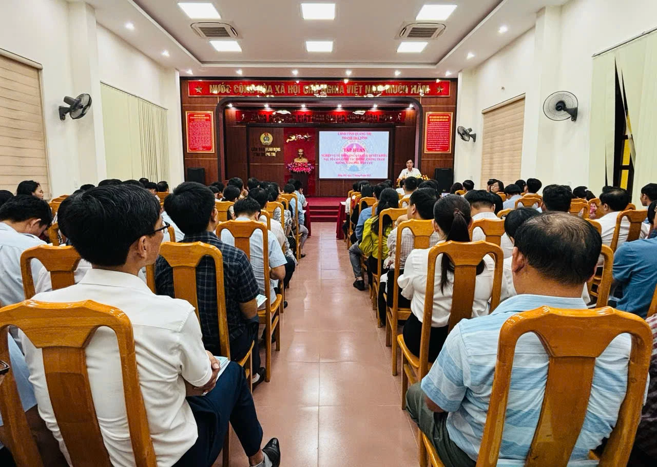 Quang cảnh hội nghị tập huấn - Ảnh: K.H
