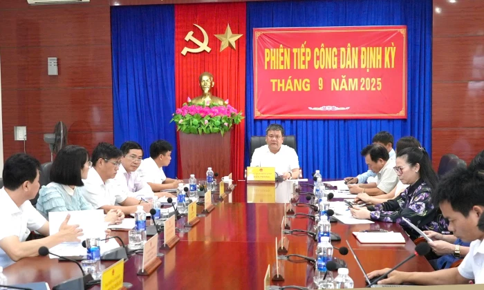 Lãnh đạo tỉnh tiếp công dân định kỳ tháng 9/2025