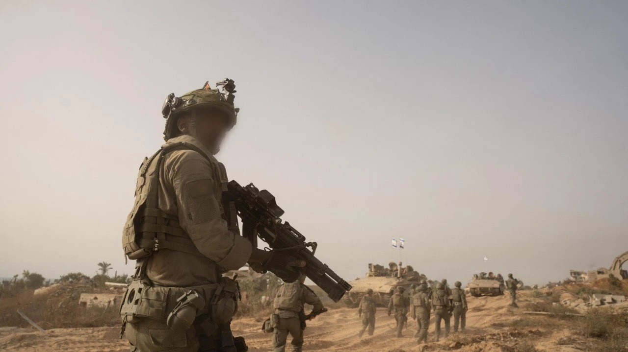 Binh sĩ Israel được triển khai tại Dải Gaza. Ảnh: THX/TTXVN