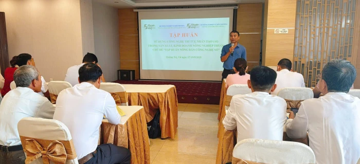Sử dụng công nghệ AI trong sản xuất, kinh doanh nông nghiệp