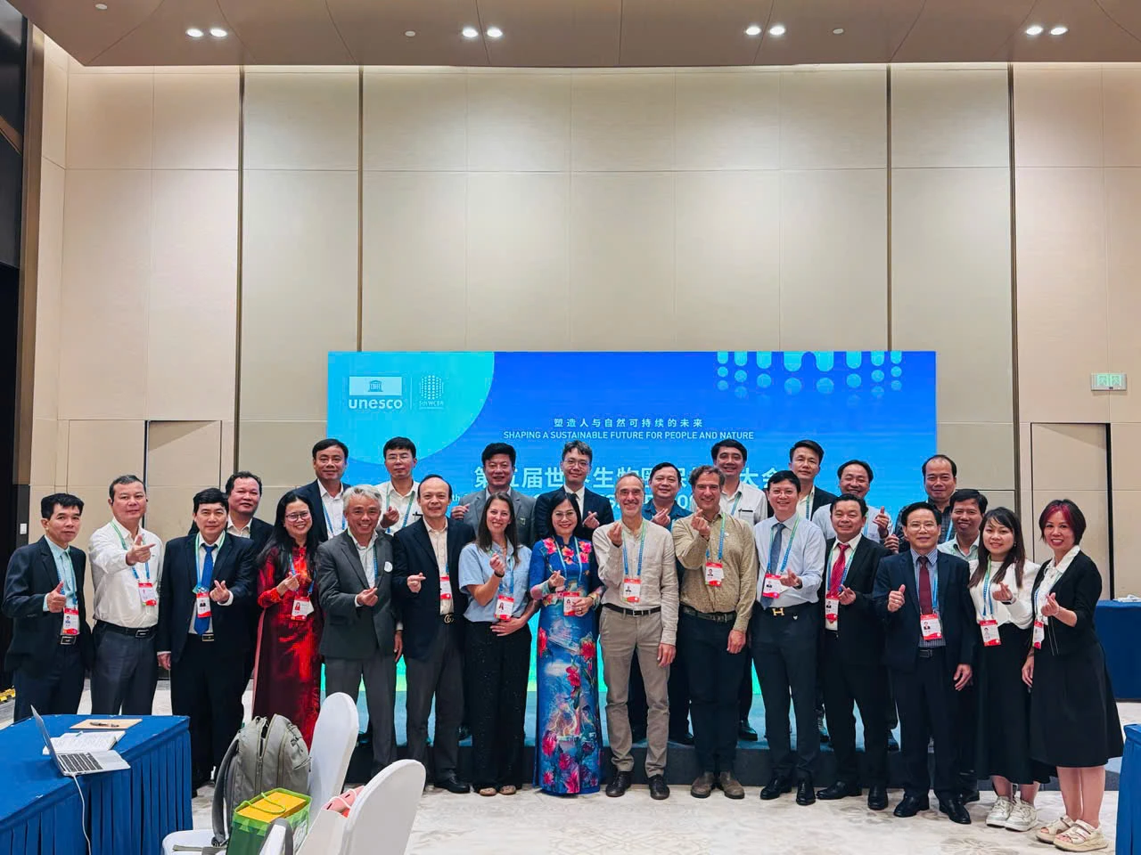 Nhiều hoạt động liên qua đến Hội nghị Toàn cầu các Khu Dự trữ Sinh quyển Thế giới lần thứ 5 diễn ra tại Hàng Châu ( Trung Quốc)  - Ảnh: Trung Đức