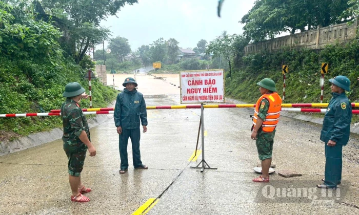 Bộ đội Biên phòng tỉnh: Sẵn sàng huy động lực lượng, phương tiện ứng phó mưa lũ