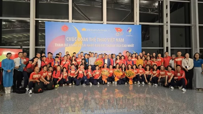 Đoàn Thể thao Việt Nam lên đường chinh phục đấu trường ASIAD