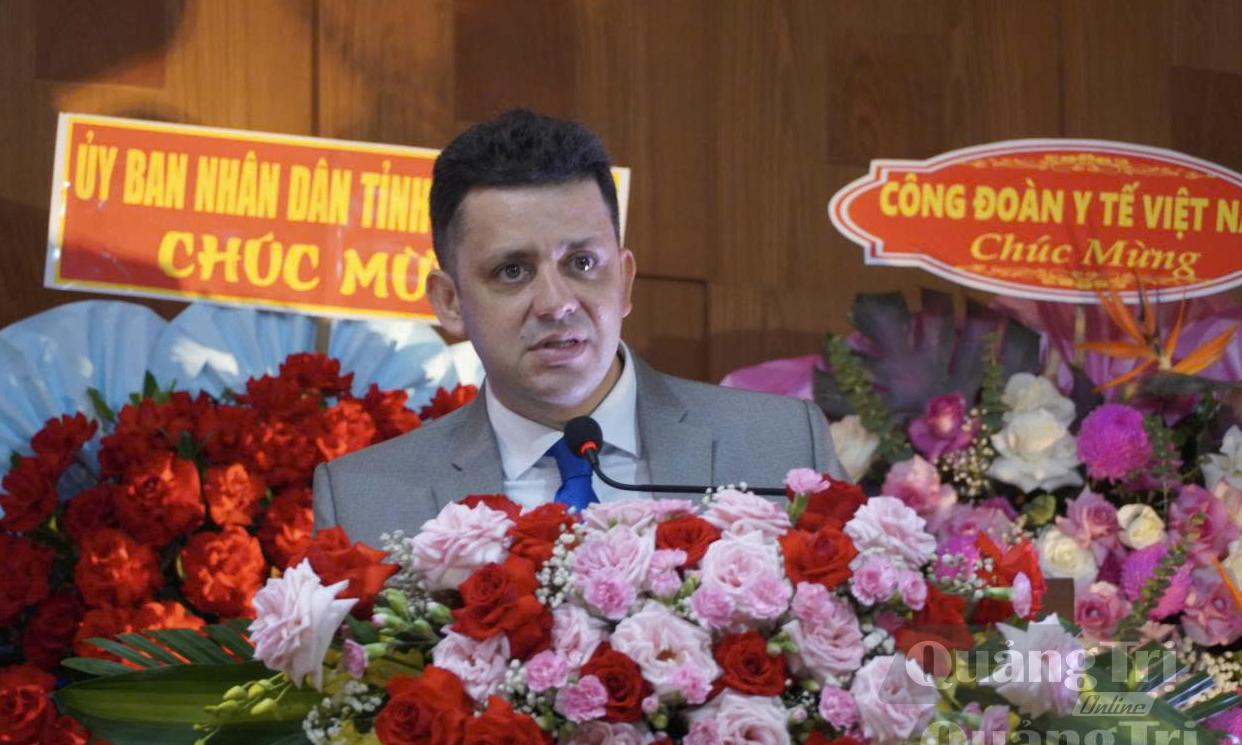 Đồng chí Maiker Comendador Escalante, Phó Đại sứ Cuba tại Việt Nam khẳng định quyết tâm mở rộng hợp tác trong lĩnh vực y tế, góp phần vào sự hợp tác toàn diện giữa Việt Nam và Cuba - Ảnh: HL