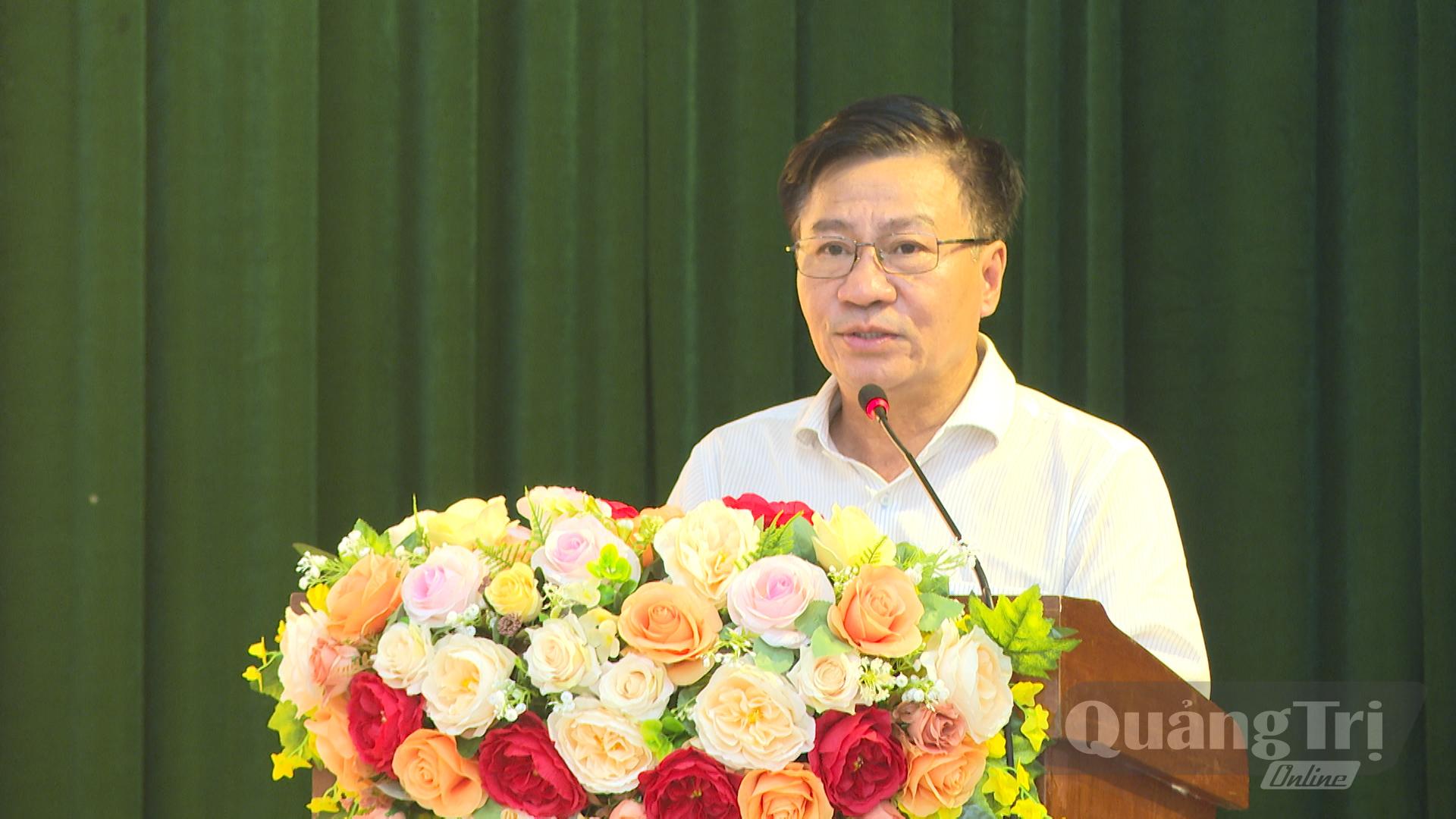 Đồng chí Đào Mạnh Hùng, Ủy viên Ban Thường vụ Tỉnh ủy, Phó Chủ tịch Thường trực Ủy ban MTTQ Việt Nam tỉnh 