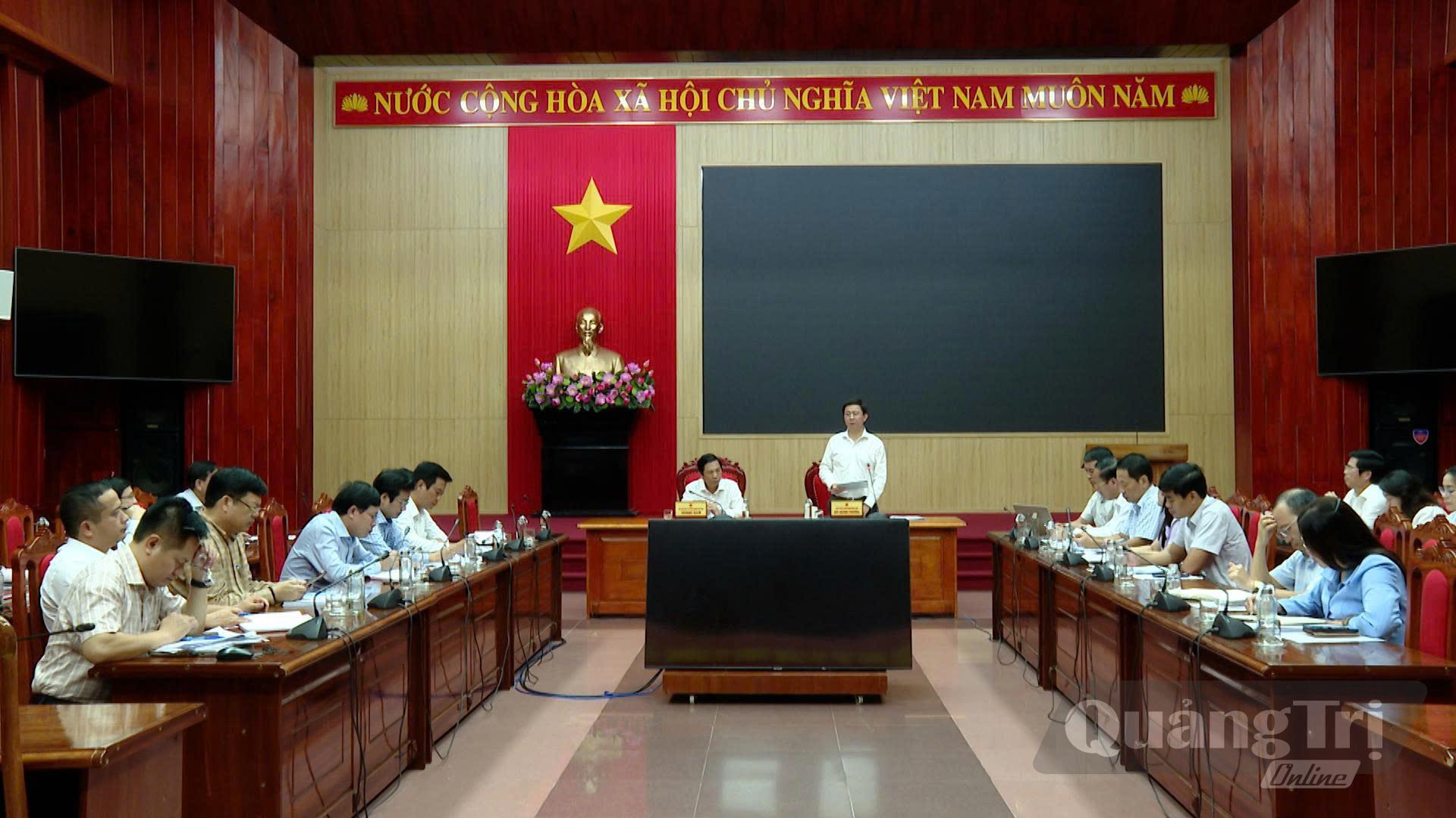 Quang cảnh buổi làm việc - Ảnh: NL