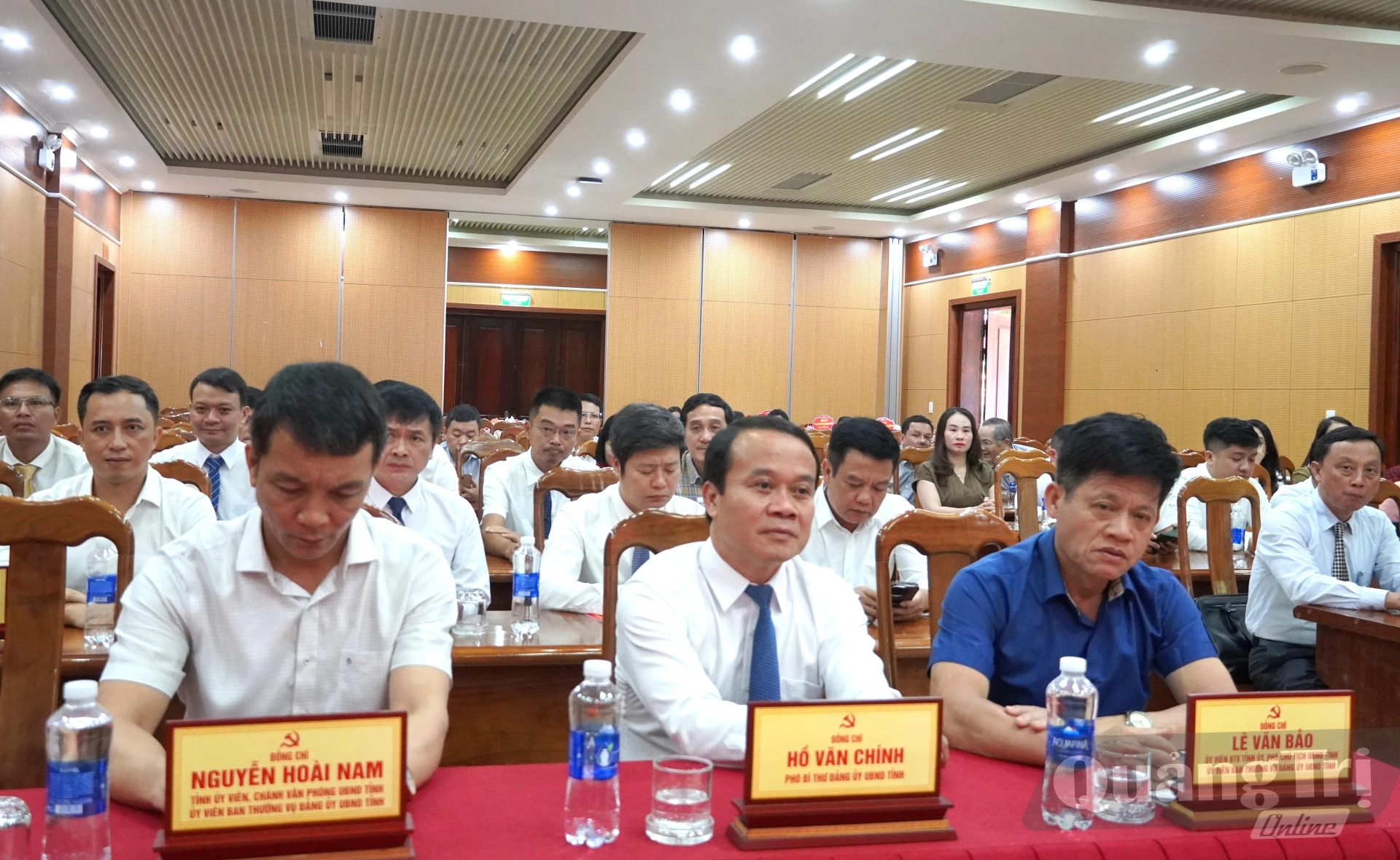Đồng chí Lê Văn Bảo, Phó Chủ tịch UBND tỉnh tham dự buổi lễ - Ảnh: T.Đ