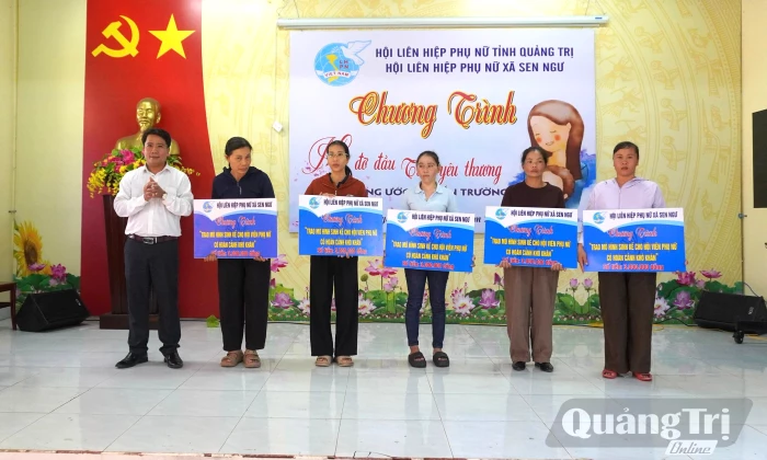 Tổ chức chương trình 'Mẹ đỡ đầu-Trao yêu thương-Thắp sáng ước mơ đến trường'