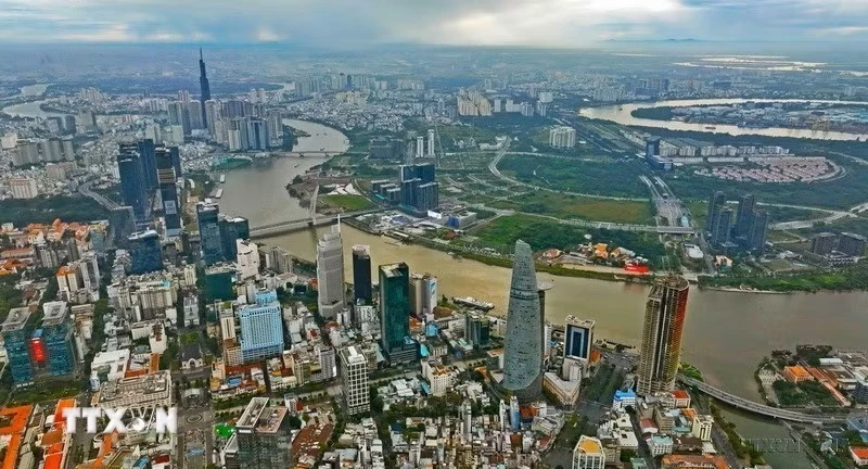 Thành phố Hồ Chí Minh-trung tâm kinh tế, văn hóa, du lịch đầu tàu của cả nước. (Ảnh: Vũ Sinh/TTXVN)